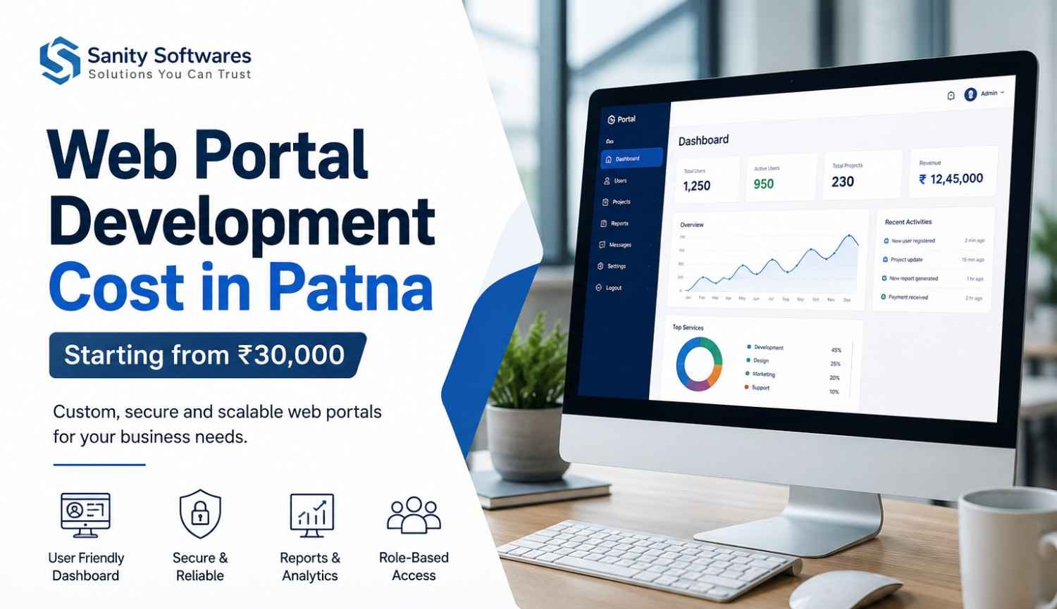 Web Portal Development Cost in Patna